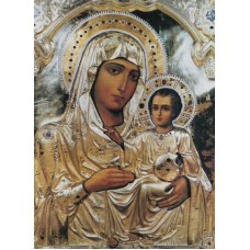 Χάρτινη Εικόνα Αγιογραφίας Παναγία Ιεροσολυμίτισσα 15,6Χ21,4cm_43211
